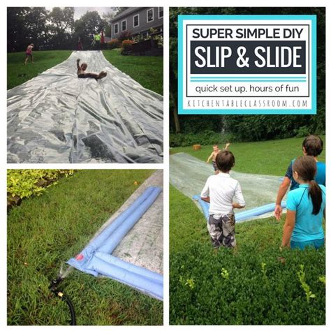 Super Simple Diy Slip And Slide The Kitchen Table Classroom Slip