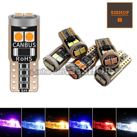 Jual Lampu Led T W W Mata Smd Canbus Bebas Code Error Rohs