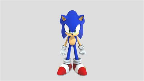 Sonic Fbx Download Free 3d Model By Mreedturtle 432bcb1 Sketchfab