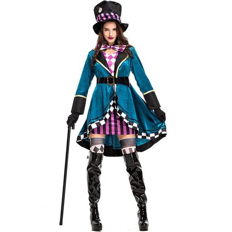 Alice In Wonderland Mad Hatter Costume Halloweenstage Performanceparty Cosplay Shop