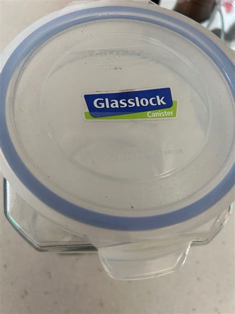 Glasslock Square Glass Airtight Canister 1 5l Food Container Furniture And Home Living