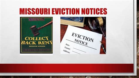 Missouri Eviction Notices Eviction Notice Being A Landlord Missouri