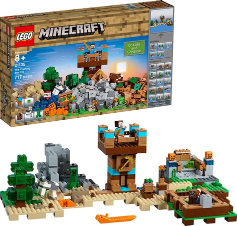 よりお Lego Minecraft The Crafting Box 30 21161 Minecraft Brick