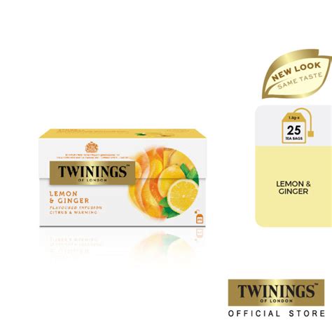 Twinings Lemon And Ginger Flavoured Infusion 25s Lazada