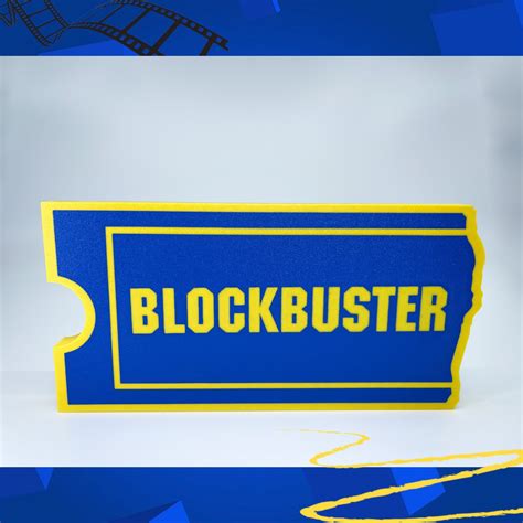 Blockbuster Video Decoration Sign Etsy