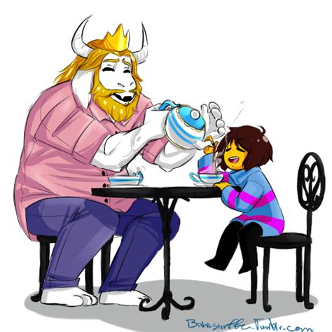 Frisk And Asgore By Bishiegiraffe On Deviantart