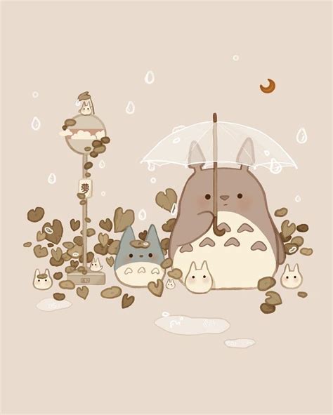 Pin By E On Totoro Kawaii Wallpaper Kawaii Drawings Cute Drawings