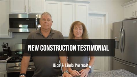 New Construction Testimonial Youtube