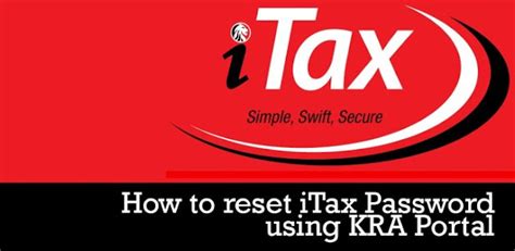 How To Reset Your Itax Password Using Kra Portal Africa News