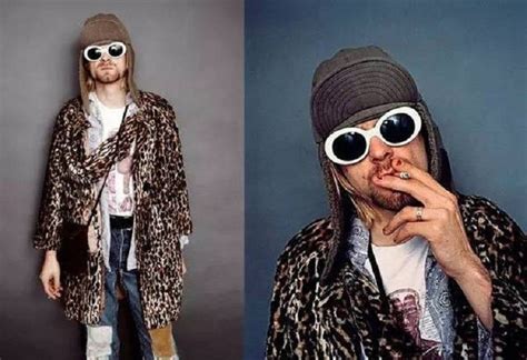 Clout Goggles Sunglasses Rapper Kurt Cobain Oval Shades Grunge Unisex