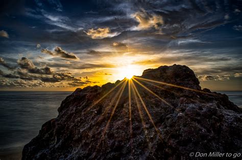 Wallpaper Sunlight Sunset Sea Rock Nature Shore Reflection Sky