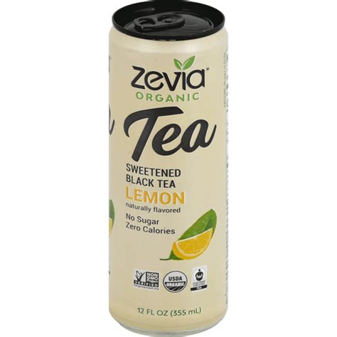 Zevia Organic Black Tea Sweetened Lemon Shop Freshop Merchant