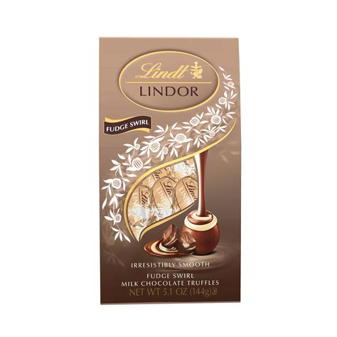 Lindt Lindor Fudge Swirl Milk Chocolate Truffles 51 Oz