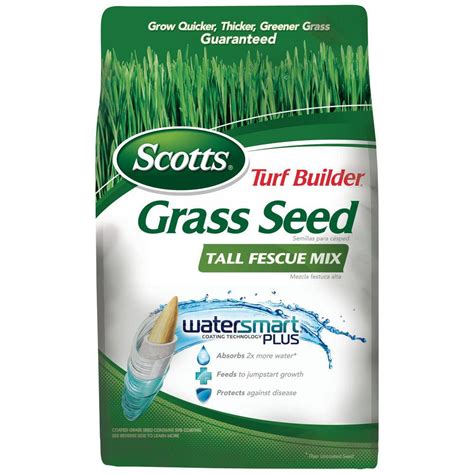 Scotts Turf Builder 7 Lb Tall Fescue Mix Grass Seed 18346 The Home Depot