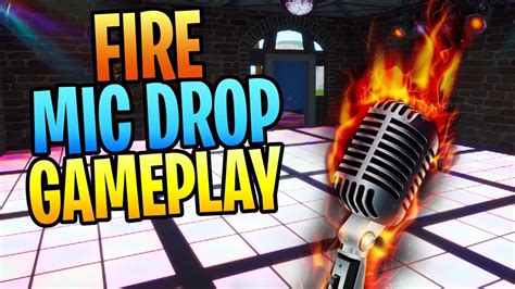 Fortnite 🎤 Lvl 130 Fire Mic Drop Boombox Club Save The World Gameplay