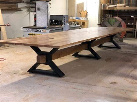 Modern Industrial Conference Table Etsy