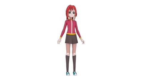 Woman 3d Anime Character Cgtrader