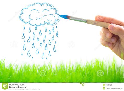 Ver más ideas sobre lluvia, ilustraciones, disenos de unas. Nubes y lluvia del dibujo imagen de archivo. Imagen de ...