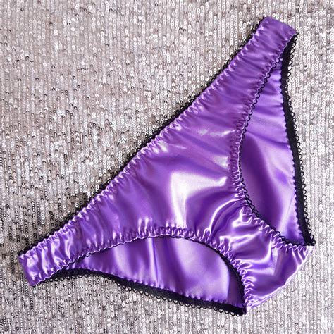 Purple Panties Satin Panties Lingerie Panties Sheer Lingerie Bra Panty Bras And Panties