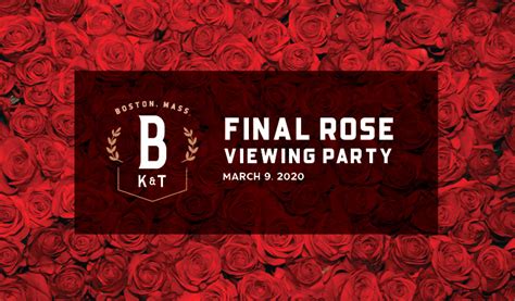 Display with metal grommets, stands or adhesives The Final Rose | Watch Live with Mix 104.1 at Banners
