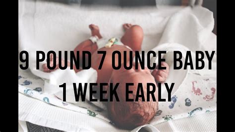 A Pound Ounce Baby At A Week Early Youtube