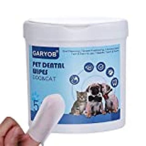 Garyob Pet Dental Care Wipes Pet Oral Cleansing Teeth Pads For Dogs