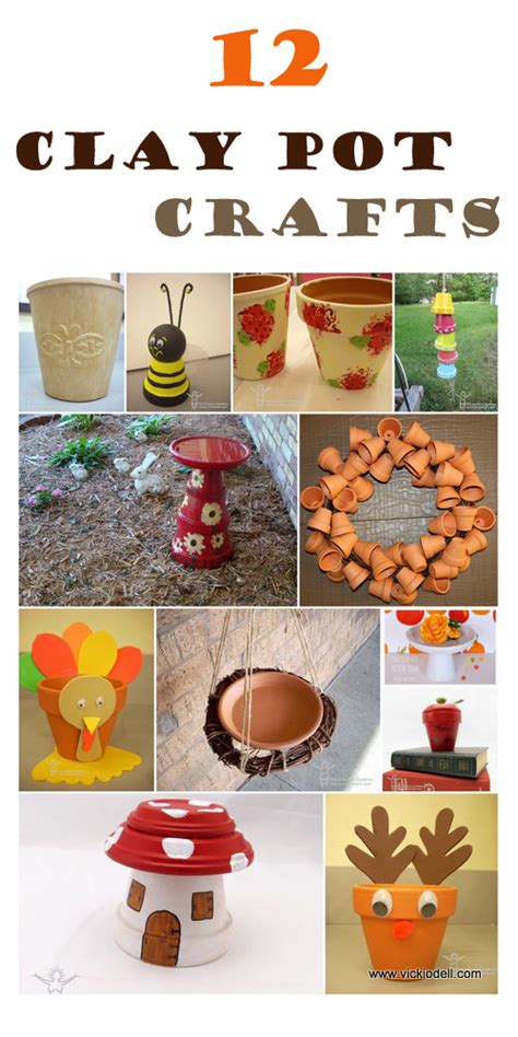 12 Clay Pot Crafts Vicki Odell