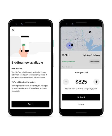 Uber Freight Announces In App Bidding For Carriers Uber Freight