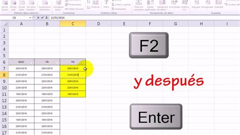 Manejo De Fechas En Excel Con La Funcion Texto En Excel 2010 Images
