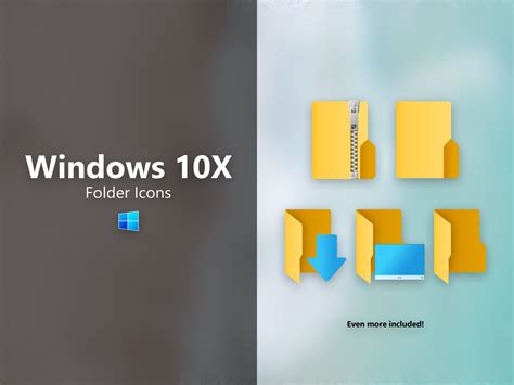 Windows Icons Unofficial 10x Folder Icons By Futur3sn0w On Deviantart