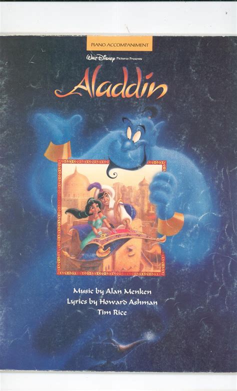 Walt Disney Aladdin Music By Alan Menken 0793519098