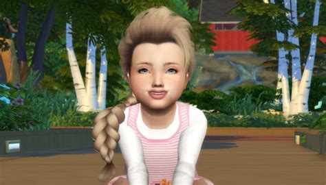 Sims 4 Hairs Coupure Electrique Leahlillith`s Elsa Hair Retextured