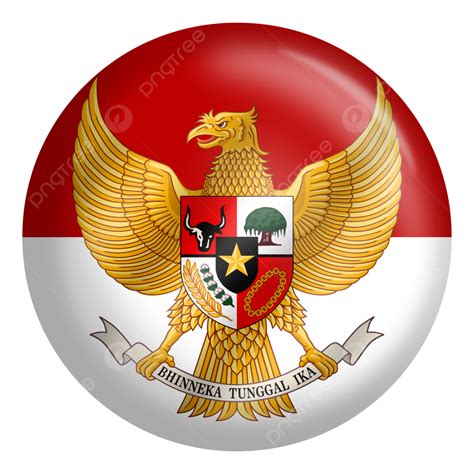 Lambang Negara Indonesia Burung Rajawali Pancasila Uud 1945 PNG