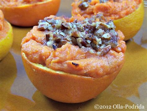 Brandy And Orange Mashed Sweet Potatoes In Orange Cups Mashed Sweet Potatoes Orange Sweet