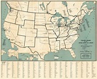 Teaching regions of the United States and Canada (1940)