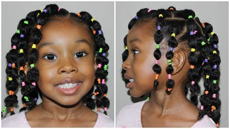Beautiful pictures of an amazing cornrow braided hairstyles to rock. Pinterest Inspired Bubble Ponytail's | Kids Natural ...