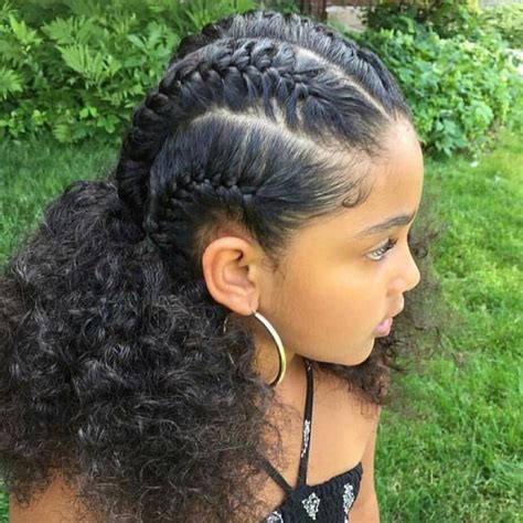 Hairstyles for kids girls who have long hair, there are lots of ways to style the hair including lots of combinations of the part and brushing of the tresses. 21 Braids for Kids to Decorate Your Little Princess's Hairstyle - Haircuts & Hairstyles 2020