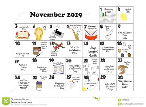 November Holidays Events Events Holidays November Holiday Calendar