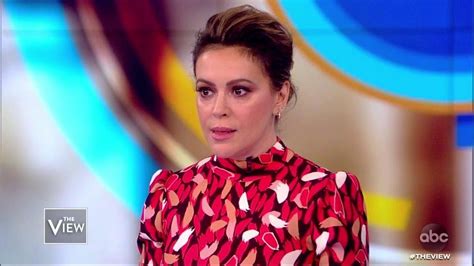 Alyssa Milano On Why Shes Telling 25 Year Old Metoo Story The View Youtube