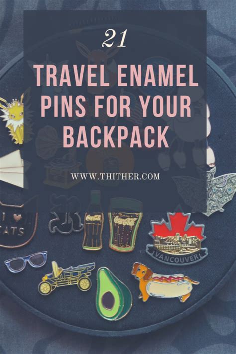 21 Travel Enamel Pins You Need For Your Backpack