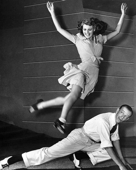 Rita Hayworth Jumping By Retro Images Archive Rita Hayworth Fred