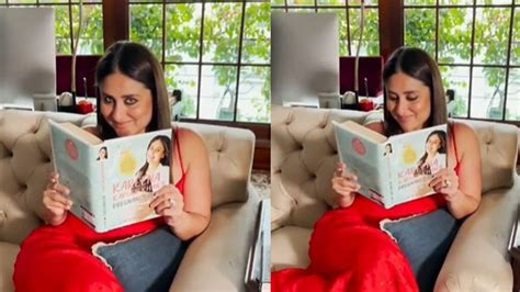 Kareena Kapoor Shares A Glimpse Of Her Nook As She Reads Her Pregnancy Book See Video
