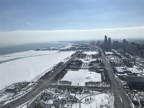 Frozen Chicago Skyline Pics