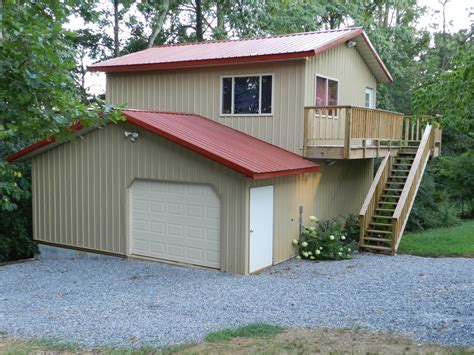 That's of course in large parge because there is no required foundation or basement. Barn Living Pole Quarter With Metal Buildings | You can create your own Man Cave! | Metal ...