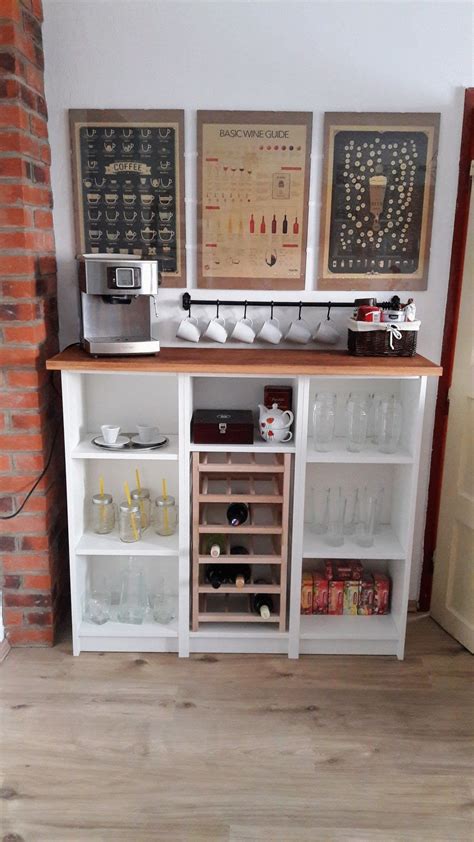 Diy Ikea Billy Coffee And Wine Bar 1000 Ikea Diy Ikea Bar Kaffeebar Diy