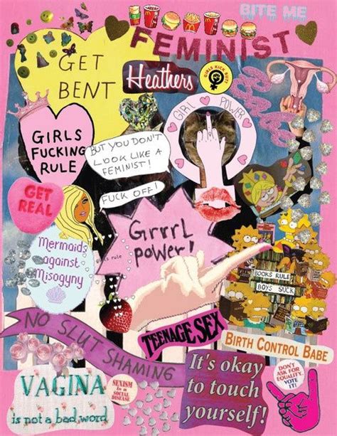 feminist scrapbook journal art journal pink scrapbook scrapbooking women rights