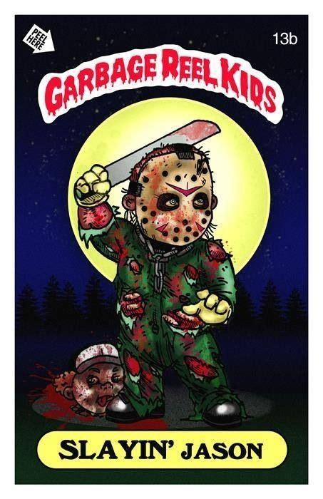 Garbage Pail Kids Jason Garbage Pail Kids 80s Cartoons Garbage Pail