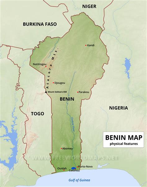 Jungle Maps Map Of Africa Benin D