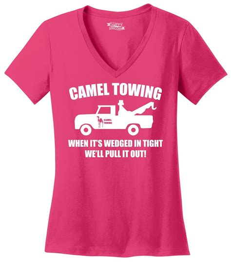 Camel Towing Funny Ladies V Neck Shirt Adult Humor Rude Free Download Nude Photo Gallery