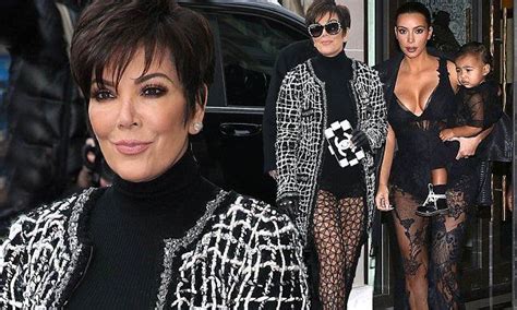 Kris Jenner Copies Kim Kardashian S Style With Sheer Trousers Kris Jenner Kardashian Style